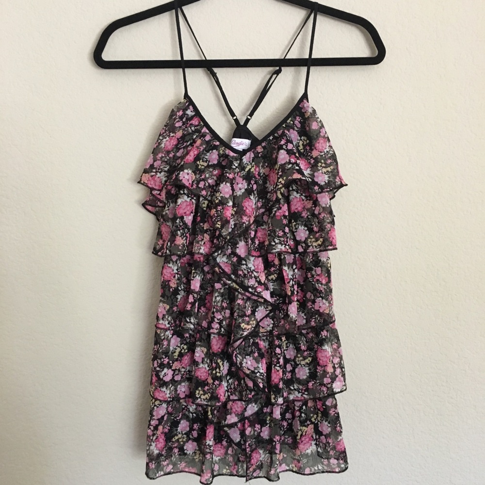 Candie’s Floral Spaghetti Strap Top